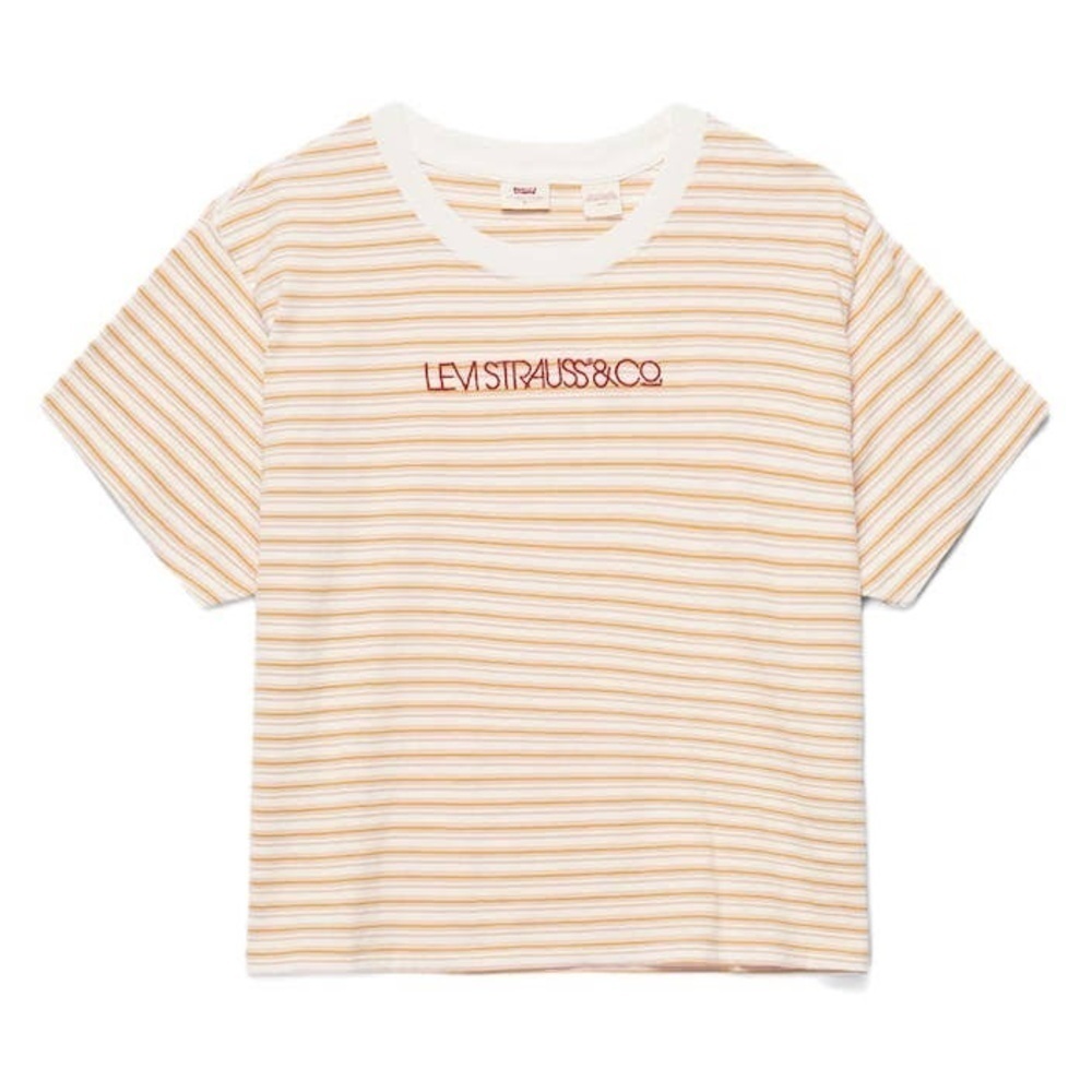 Levi’s Striped Varsity Short Sleeve Tee